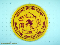Click to enlarge 1961 Mount Nemo Scout Camp